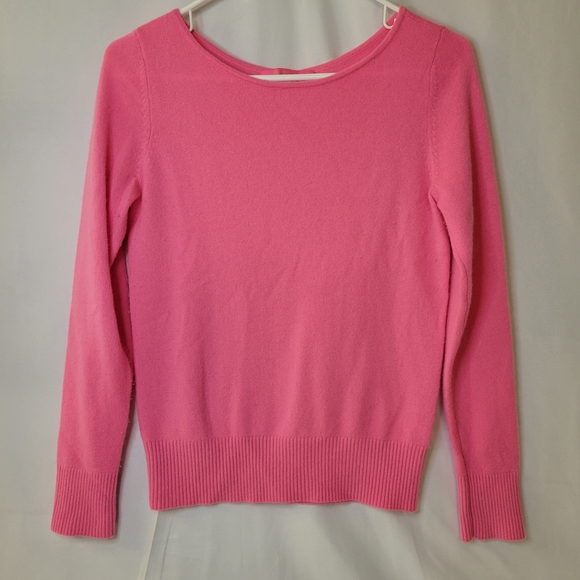 Lilly Pulitzer Fairley Cashmere Sweater Coral Sands Pink Sweater Top - Picture 1 of 4